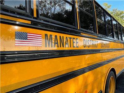 A Manatee County school bus